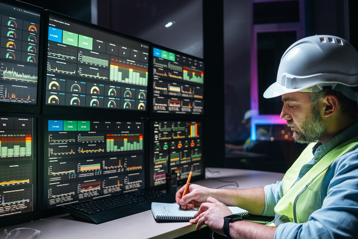 SCADA HMI screen
